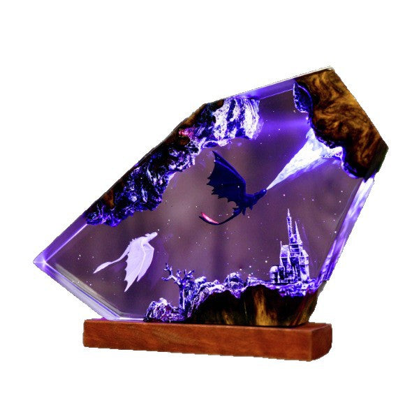 Lumio Enchanted Dragon Castle Lamp