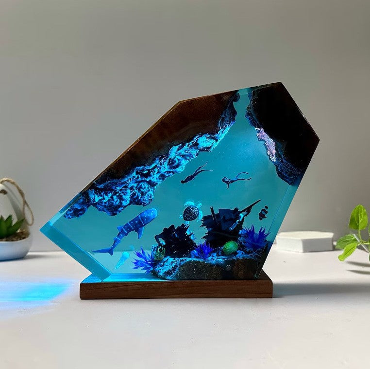 Lumio Deep Sea Discovery Resin Lamp