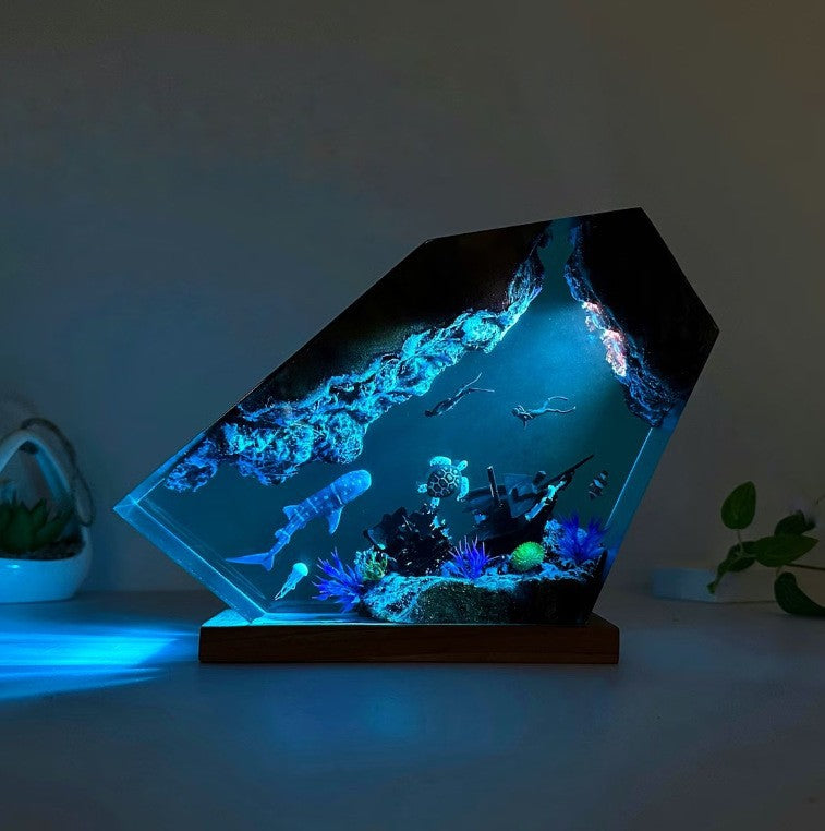 Lumio Deep Sea Discovery Resin Lamp