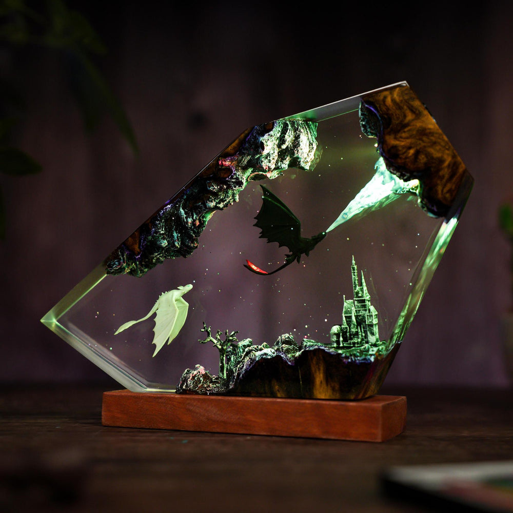 Lumio Enchanted Dragon Castle Lamp